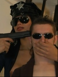 busty tranny cop fucking and sucking